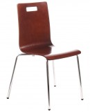 Krzesło konferencyjne S-132OO, kolor bukowy, sklejka